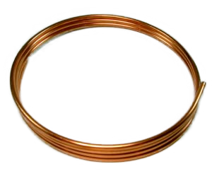 Cu-Rohr 3x0,5mm 1 Meter im Ring 